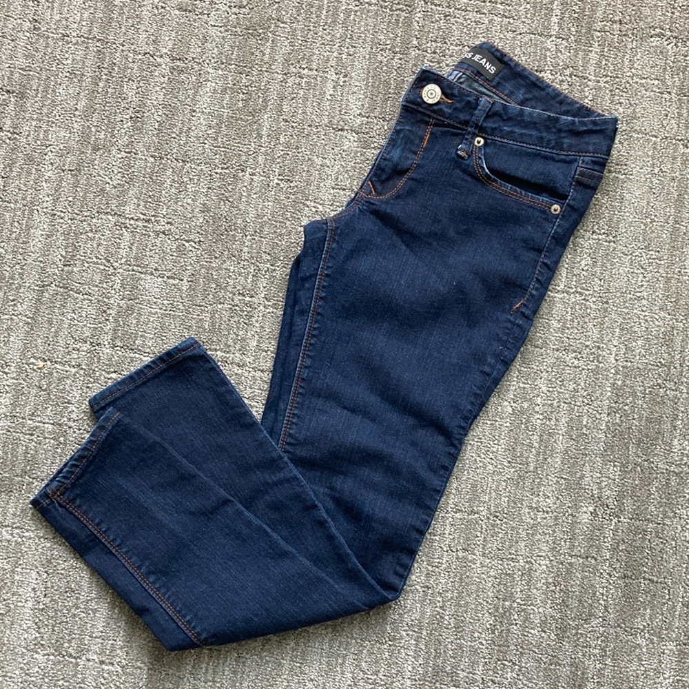 Express Jeans Legging Stella Low Rise Dark Wash